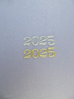 Verzierwachs "Jahreszahl" 25mm